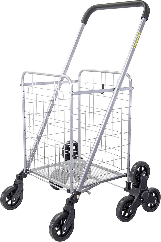 Carrito Plegable - Plegable, Plateado - dbest.