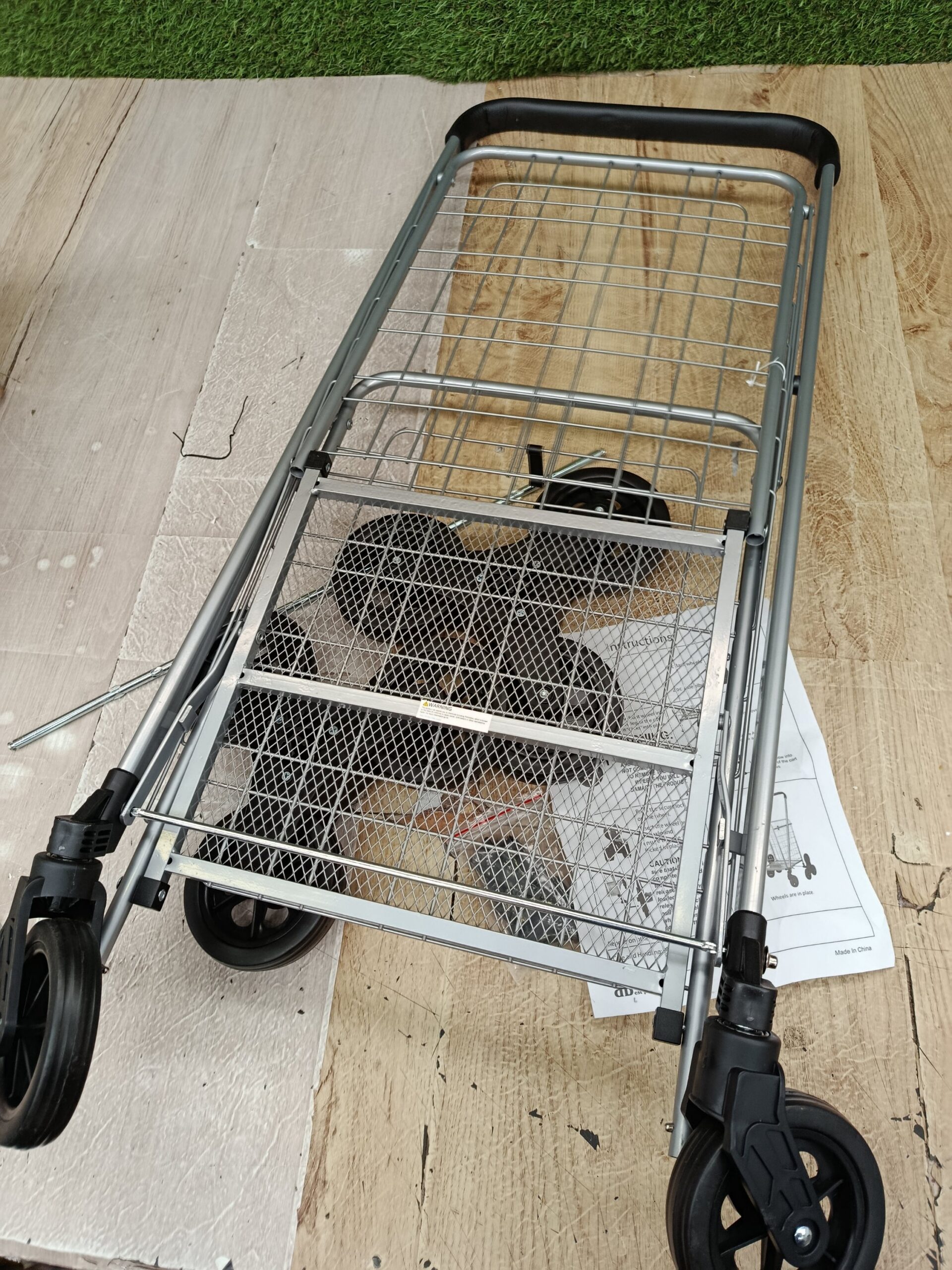Carrito Plegable - Plegable, Plateado - dbest. - Imagen 7