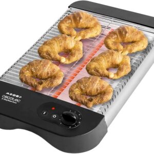 Cecotec Tostador Plano Horizontal Turbo Easytoast Basic, Negro
