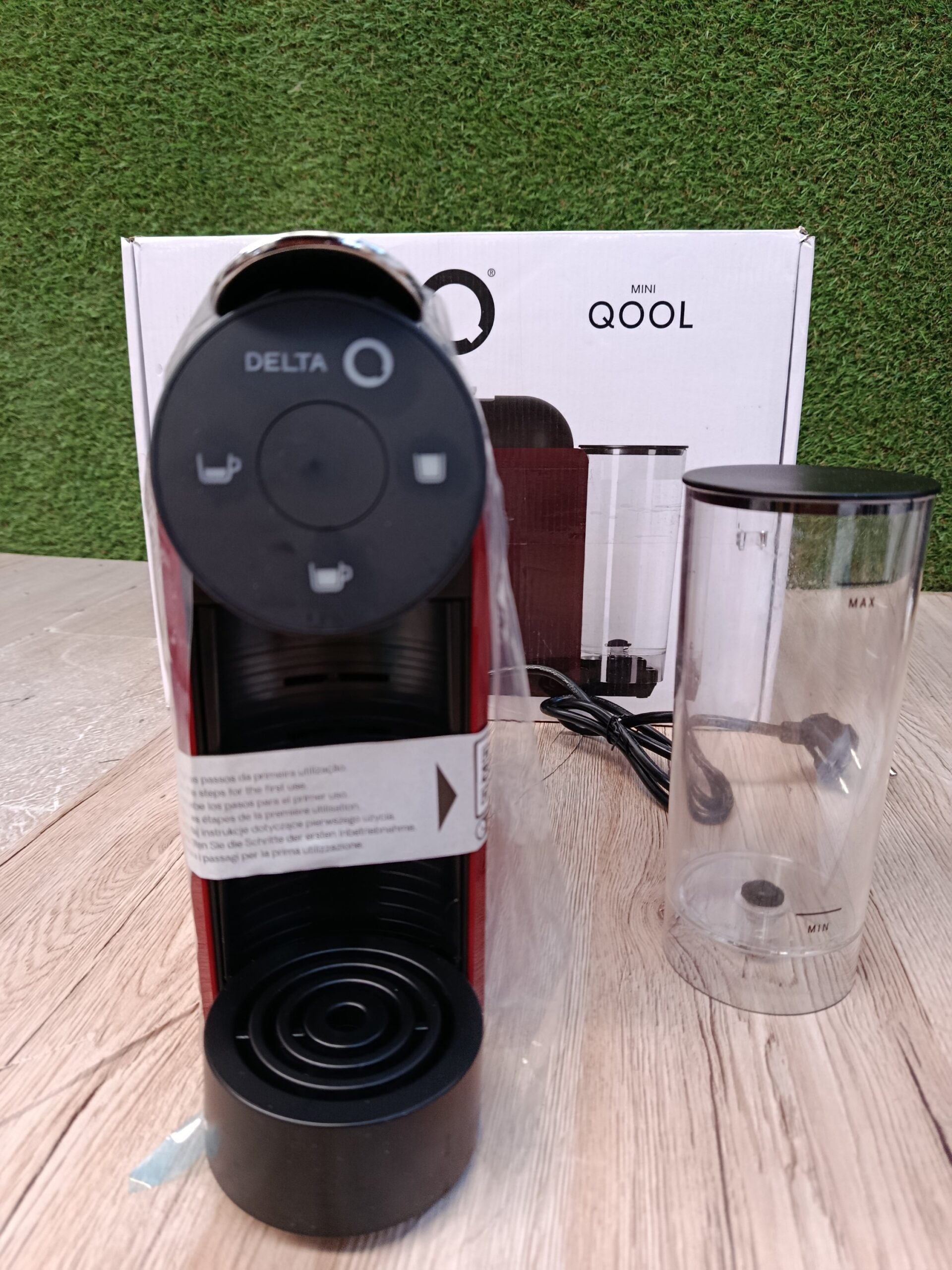 Cafetera para Cápsulas - Mini Qool Roja - Delta Q. - Imagen 5