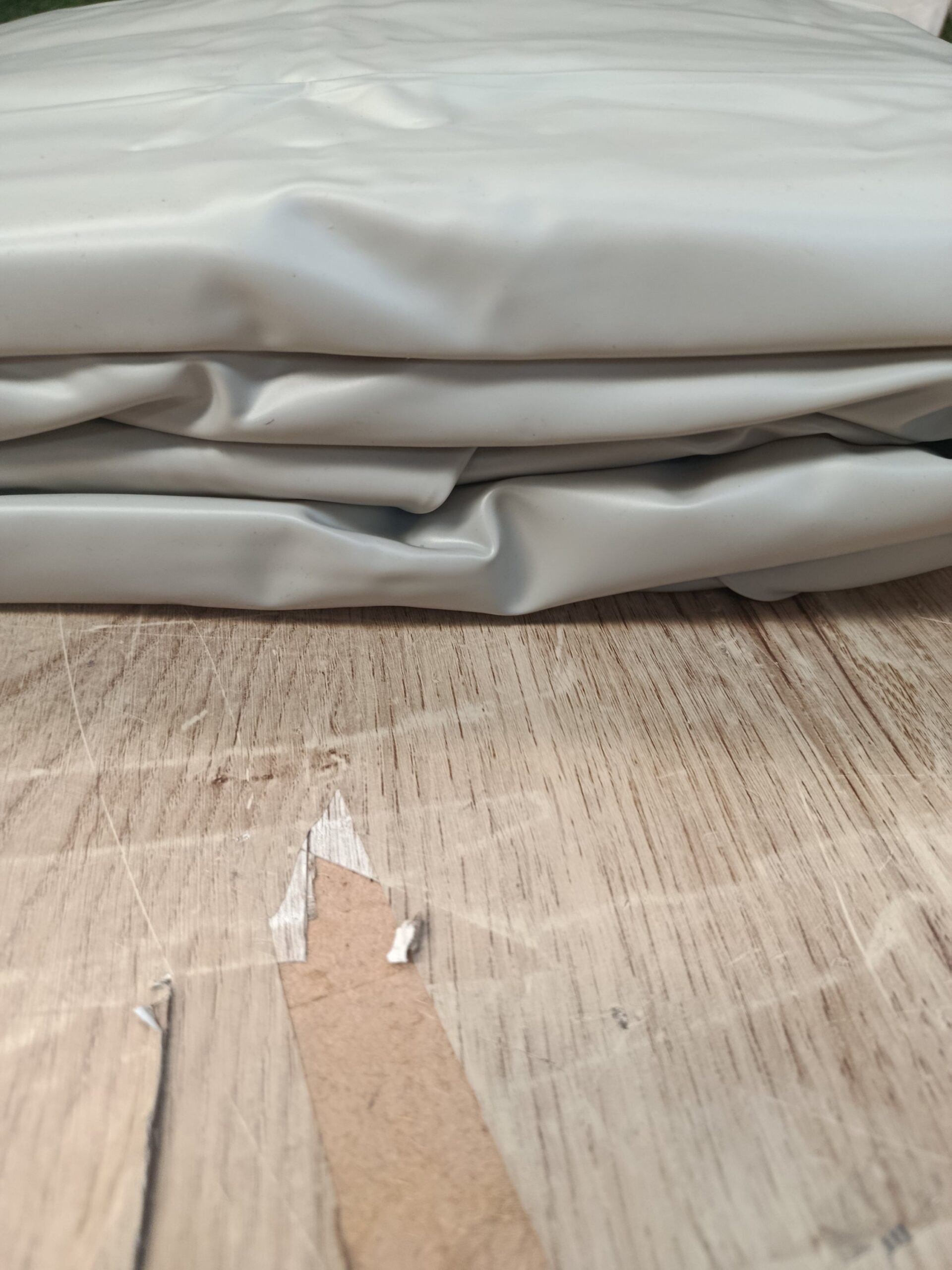 Cubierta térmica para bañera de hidromasaje 4P Ø140 cm gris - Imagen 3