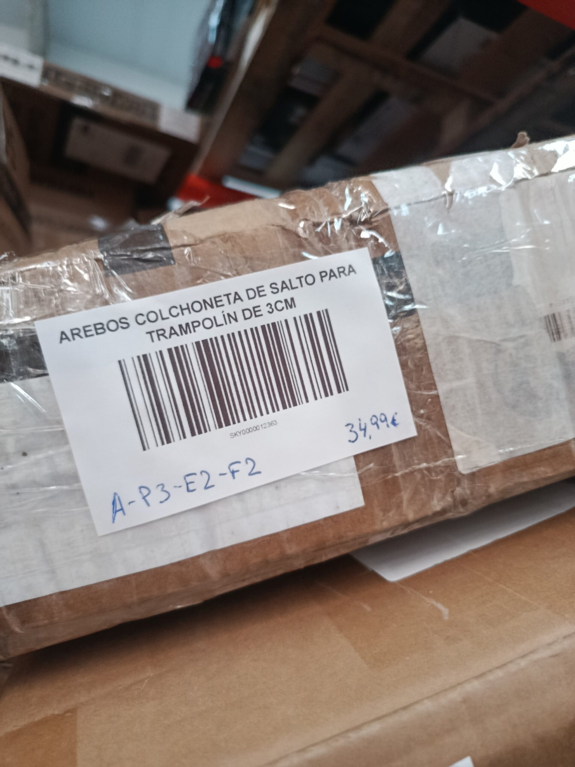 Arebos Colchoneta de Salto para Trampolín de 366cm - Imagen 6