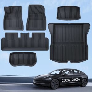 Lantu Alfombrillas 6pzs para Tesla model 3 2024-2026