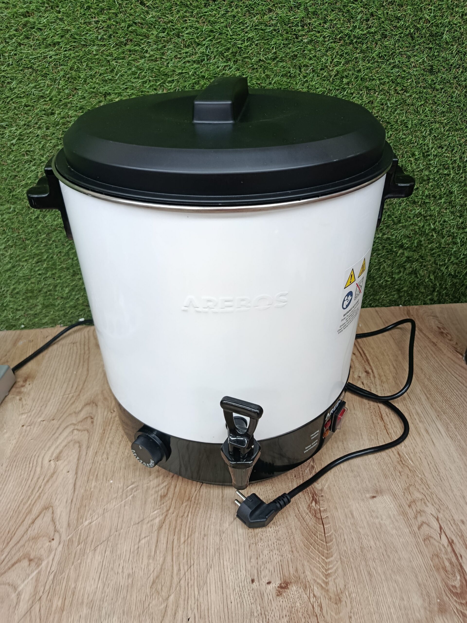 Arebos Conservadora 28L 2500W con Termostato, Blanco - Imagen 8