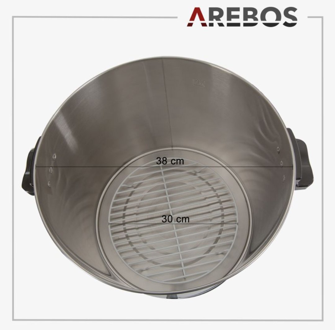 Arebos Conservadora 28L 2500W con Termostato, Blanco - Imagen 3