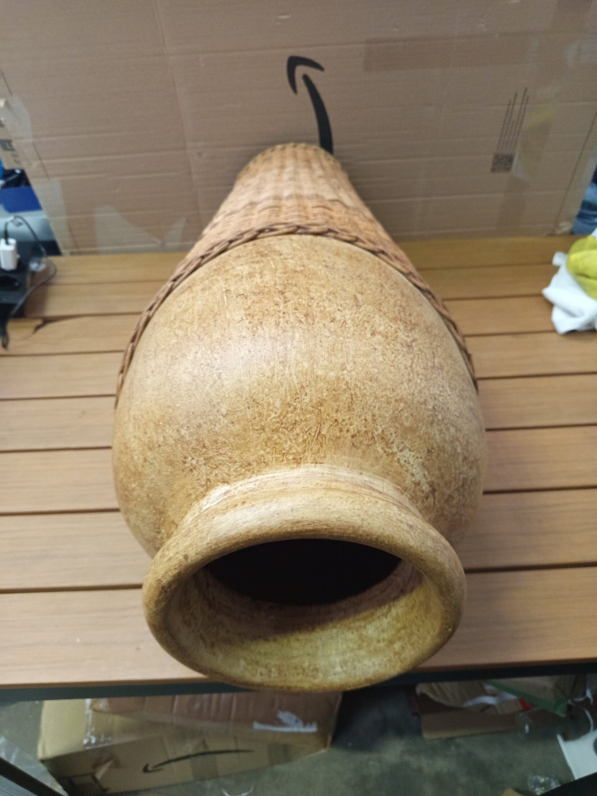 JARRON TERRACOTA/RATTAN - Imagen 6
