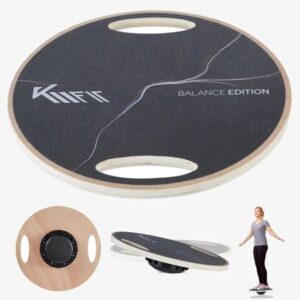 KM-Fit tabla de equilibrio de madera redonda.
