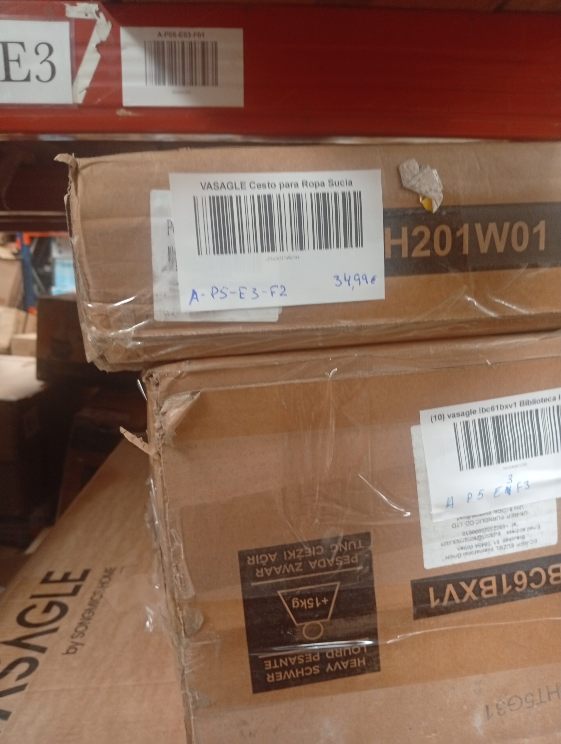 VASAGLE Cesto para Ropa Sucia - Imagen 8