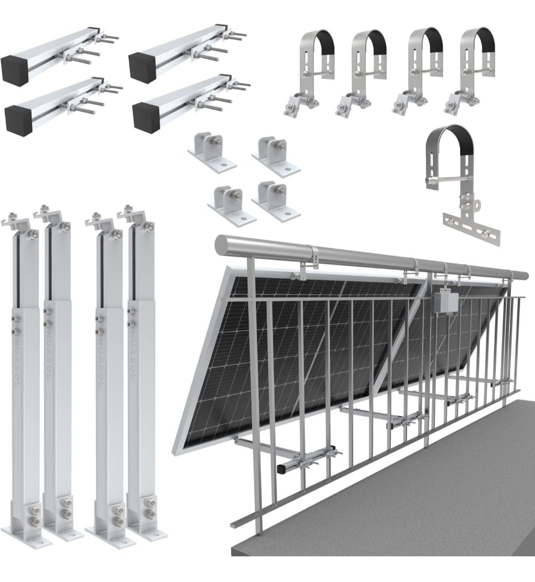 Soporte de central eléctrica para balcón - Imagen 2