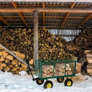 Carrito jardin 550kg - verde