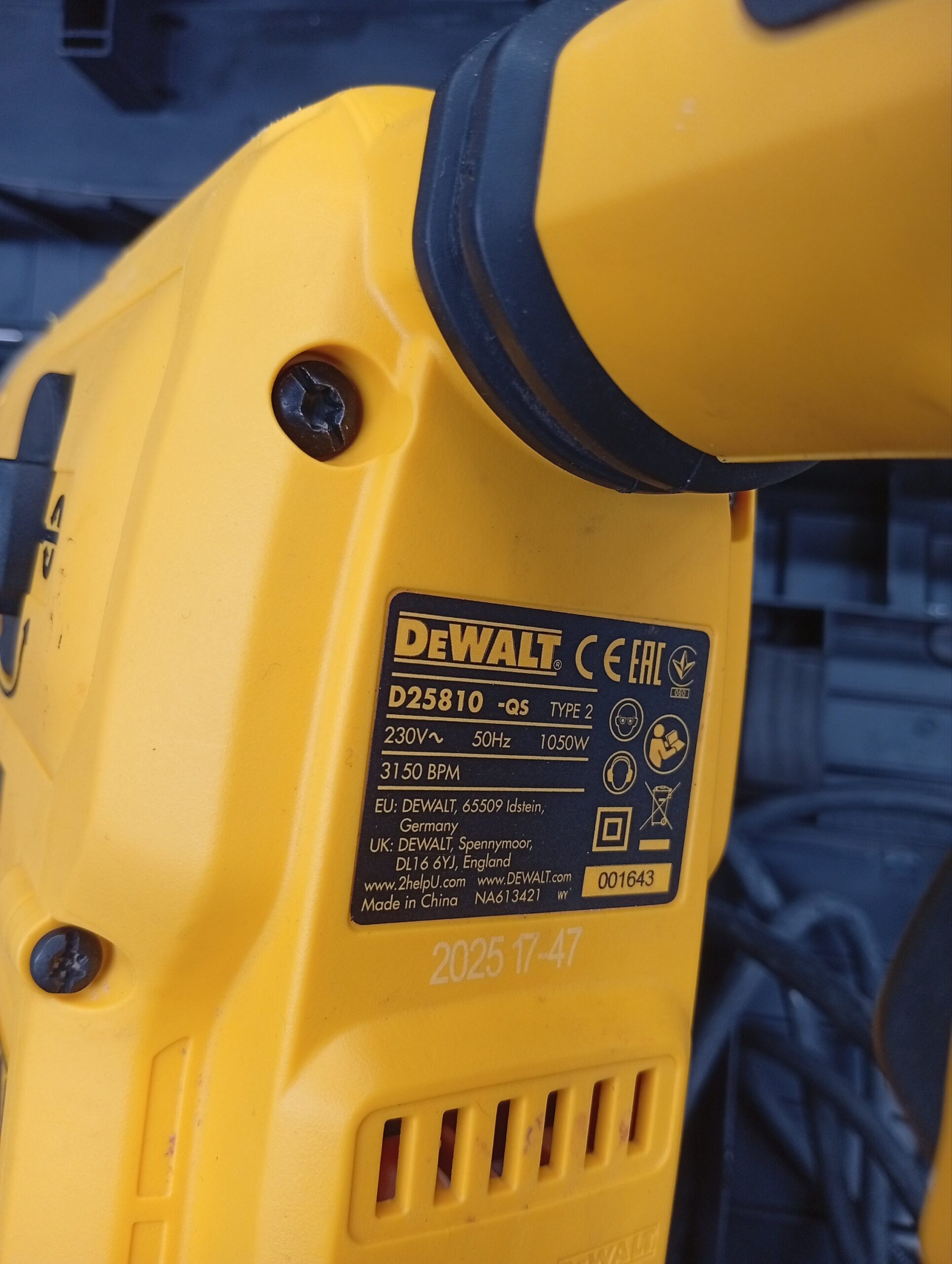 Martillo demoledor - D25810K-QS - DeWalt.. - Imagen 3