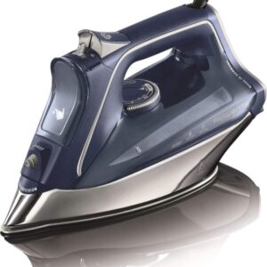 Plancha de ropa con golpe 200 vapor continuo de 40 g/min - Azul - Rowenta
