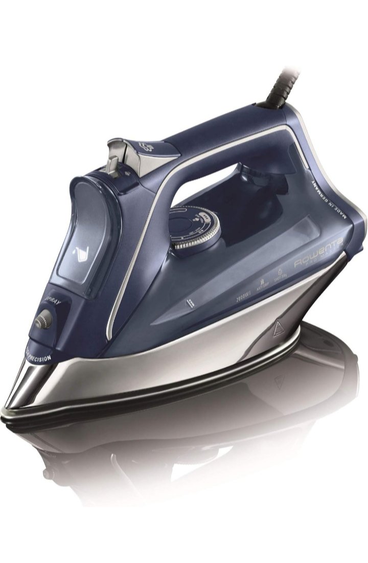 Plancha de ropa con golpe 200 vapor continuo de 40 g/min - Azul - Rowenta