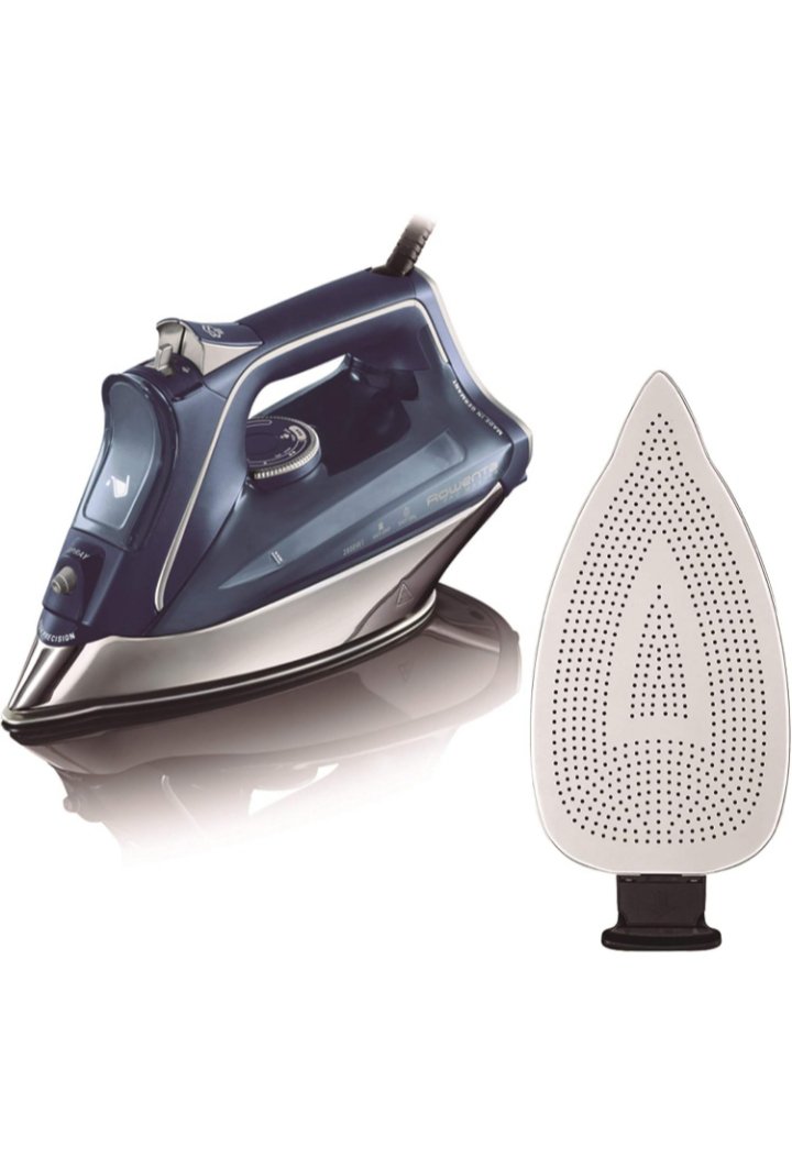 Plancha de ropa con golpe 200 vapor continuo de 40 g/min - Azul - Rowenta - Imagen 2