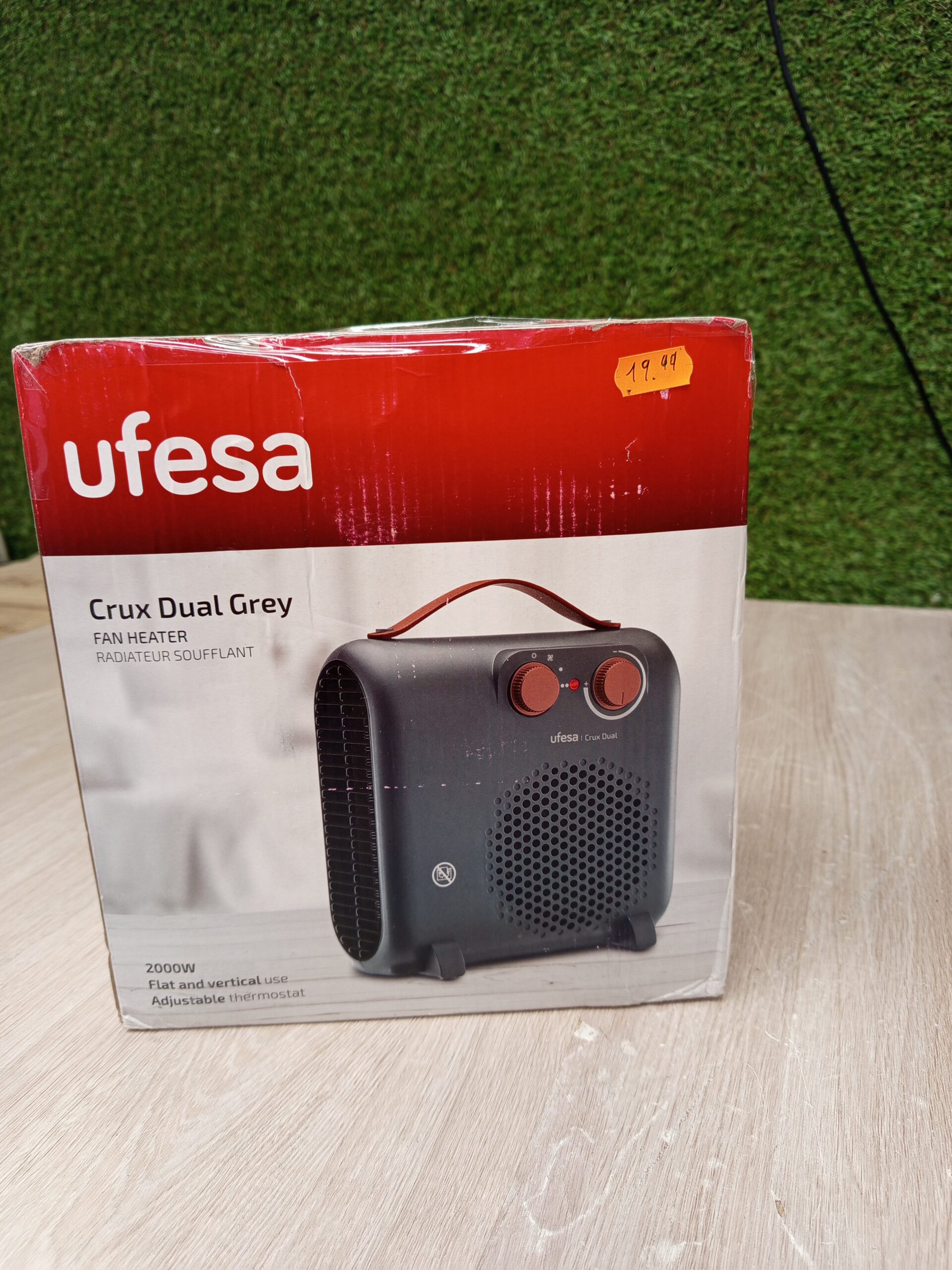 Ufesa Crux Dual Calefactor de 2000W, 3 Niveles de Potencia. - Imagen 9