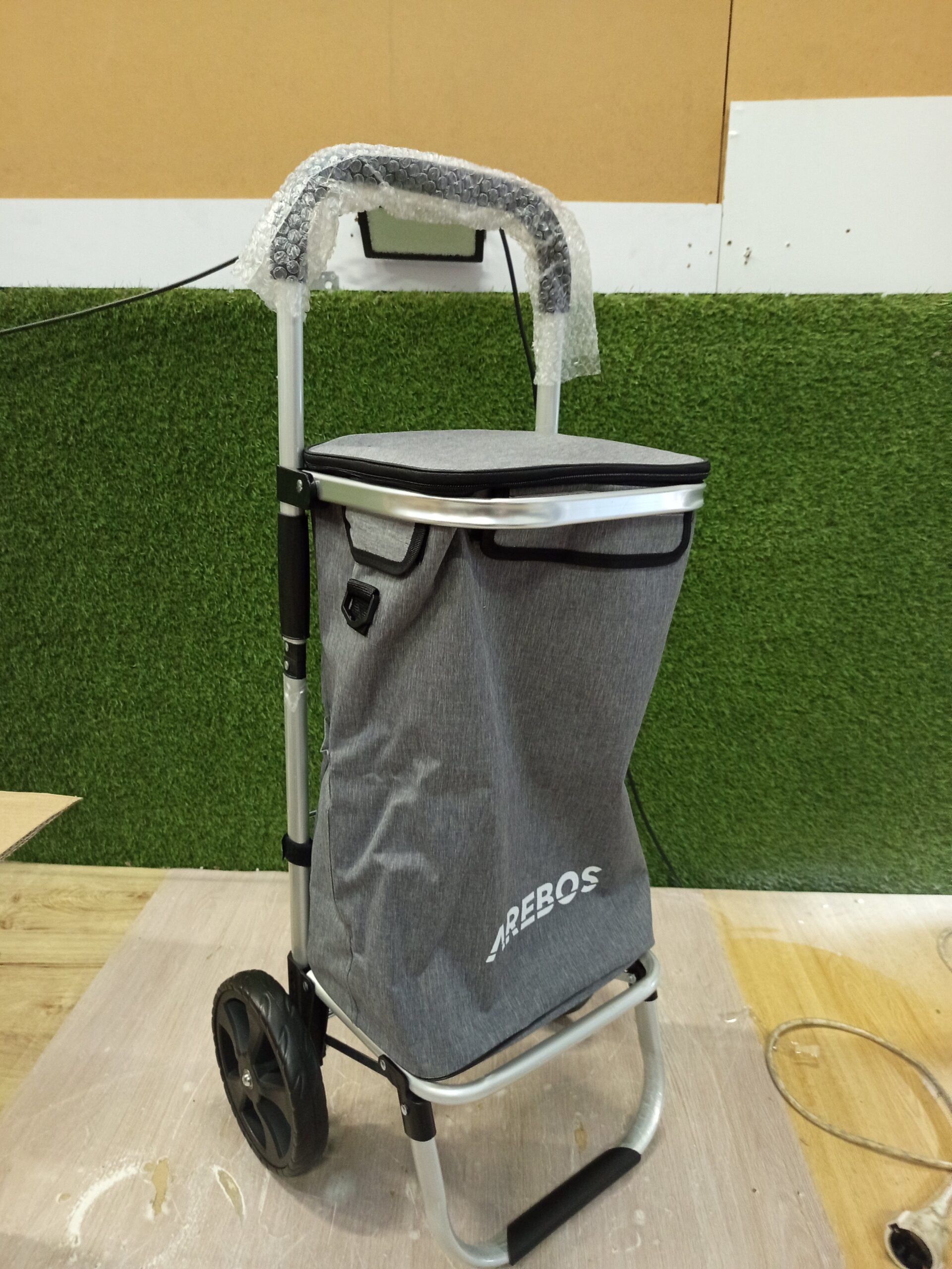 Arebos carrito de la compra 3en1 gris - Imagen 5
