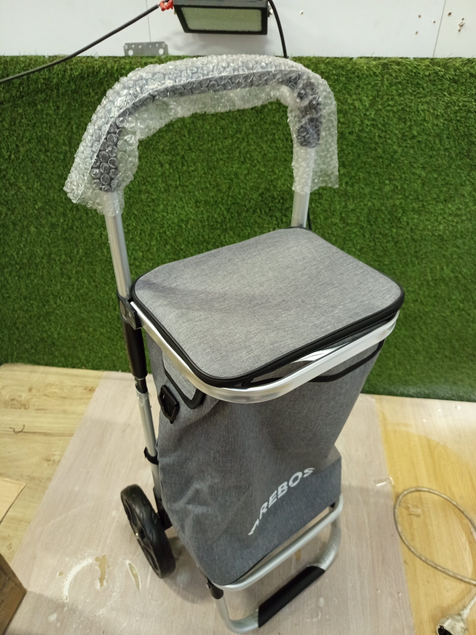 Arebos carrito de la compra 3en1 gris - Imagen 8