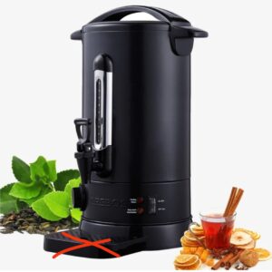 Arebos Enfriador de vino caliente 7 L Negro