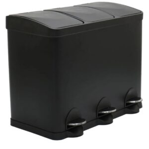 Amig - Cubo de Basura Triple con Pedales
