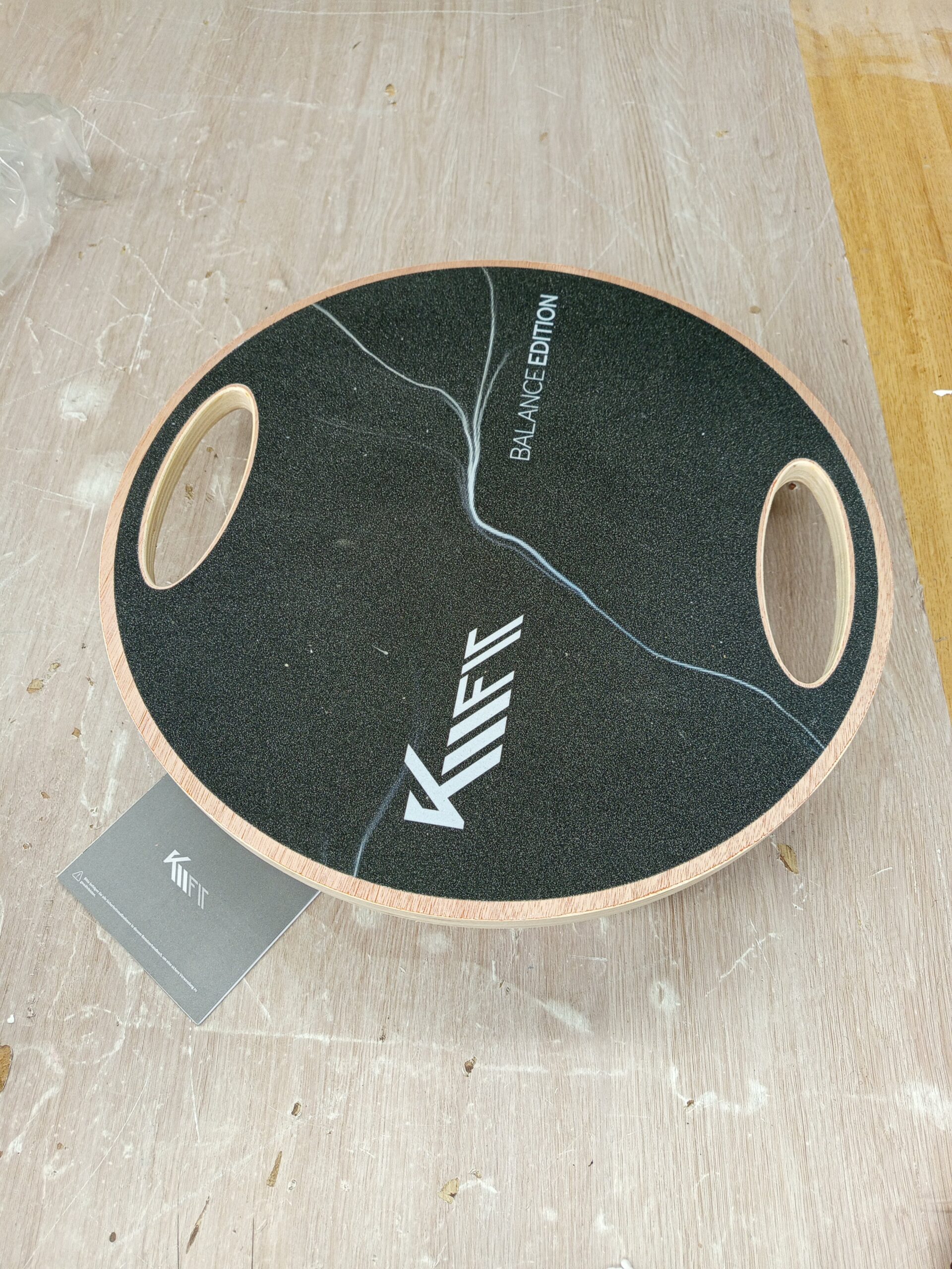 KM-Fit tabla de equilibrio de madera redonda - Imagen 5
