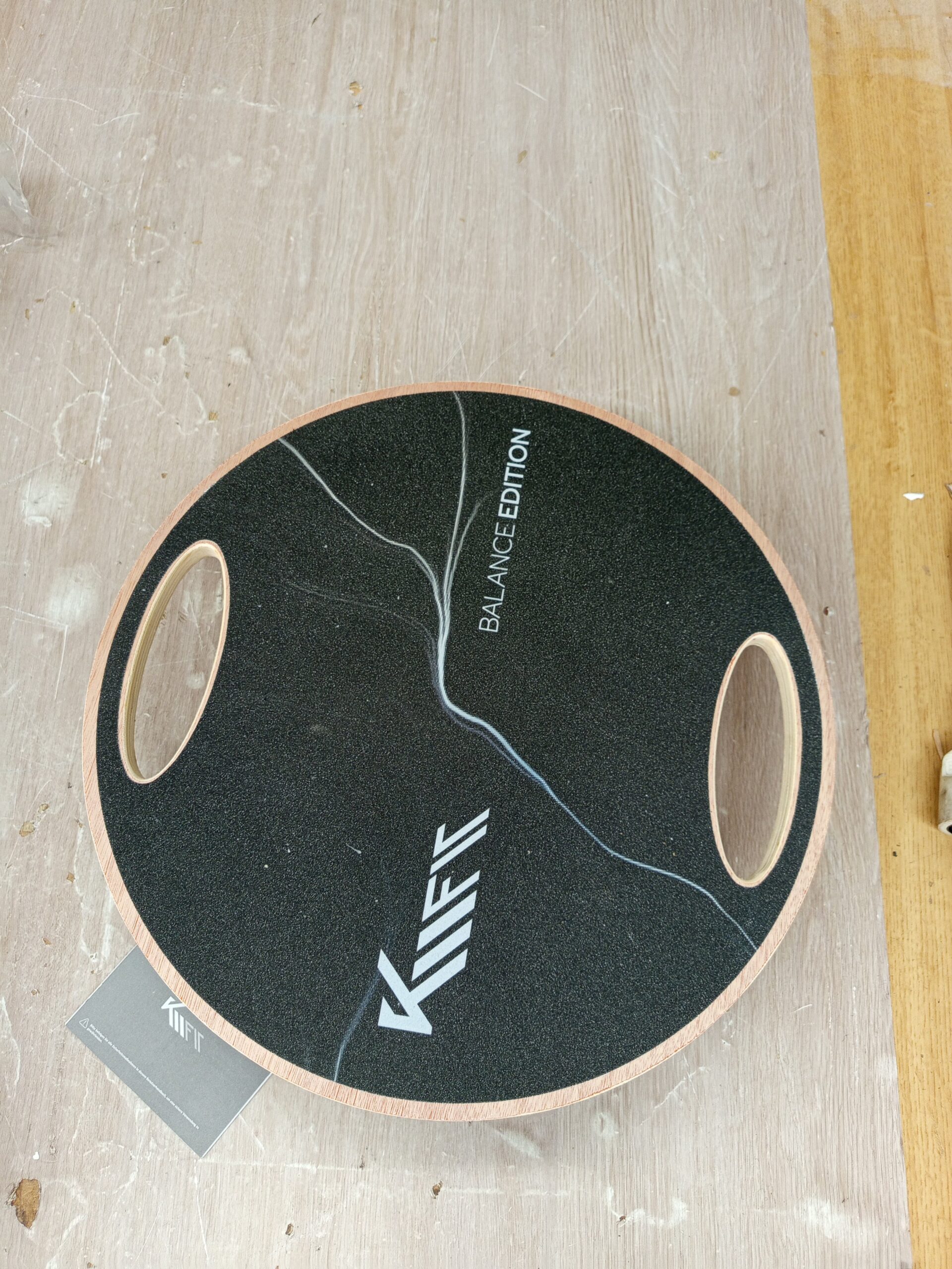 KM-Fit tabla de equilibrio de madera redonda - Imagen 4