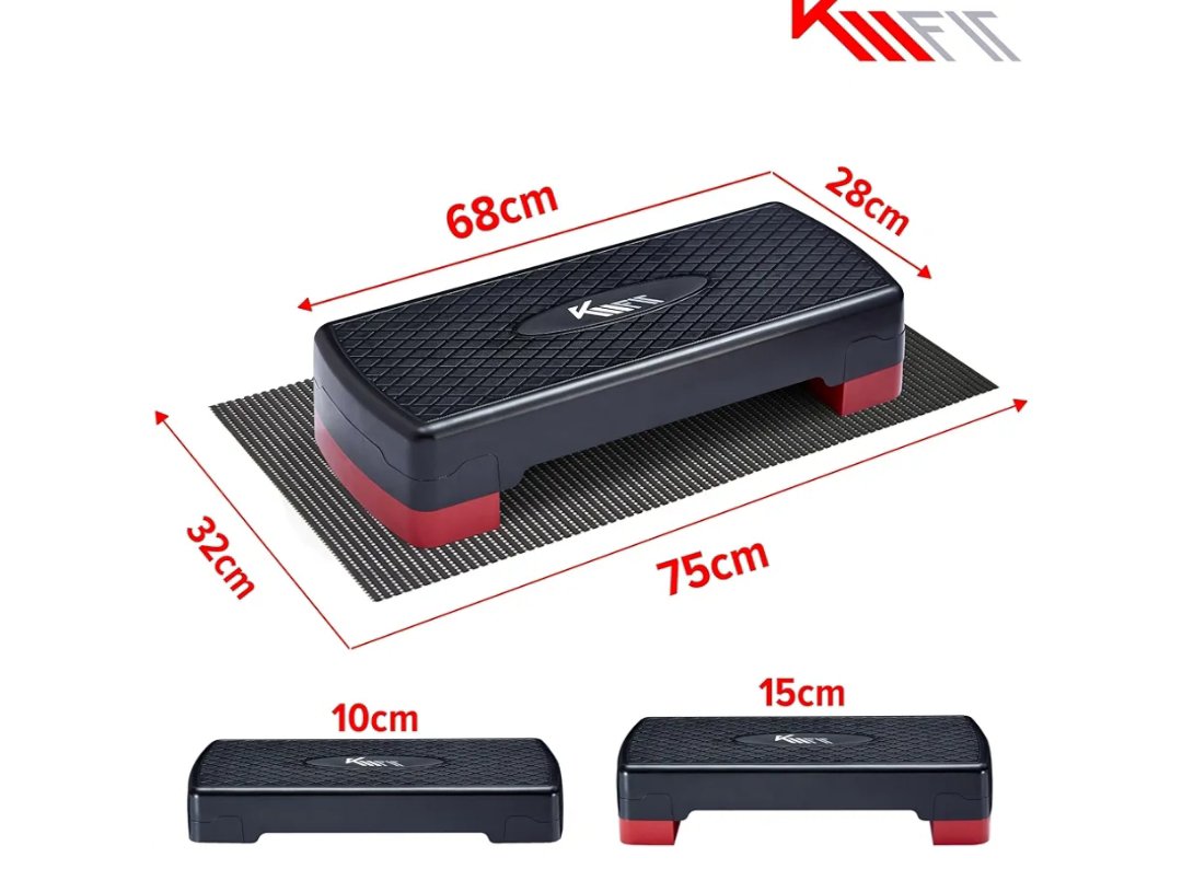 KM-Fit Fitness Stepper - Tabla de stepper - Imagen 2