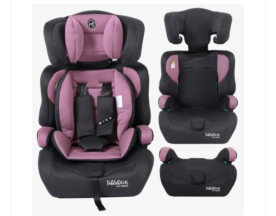 Silla de coche para niños FableKids MIKA i-Size Rosa