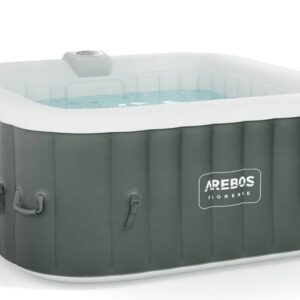 Arebos SPA Hinchable Piscina de hidromasaje.