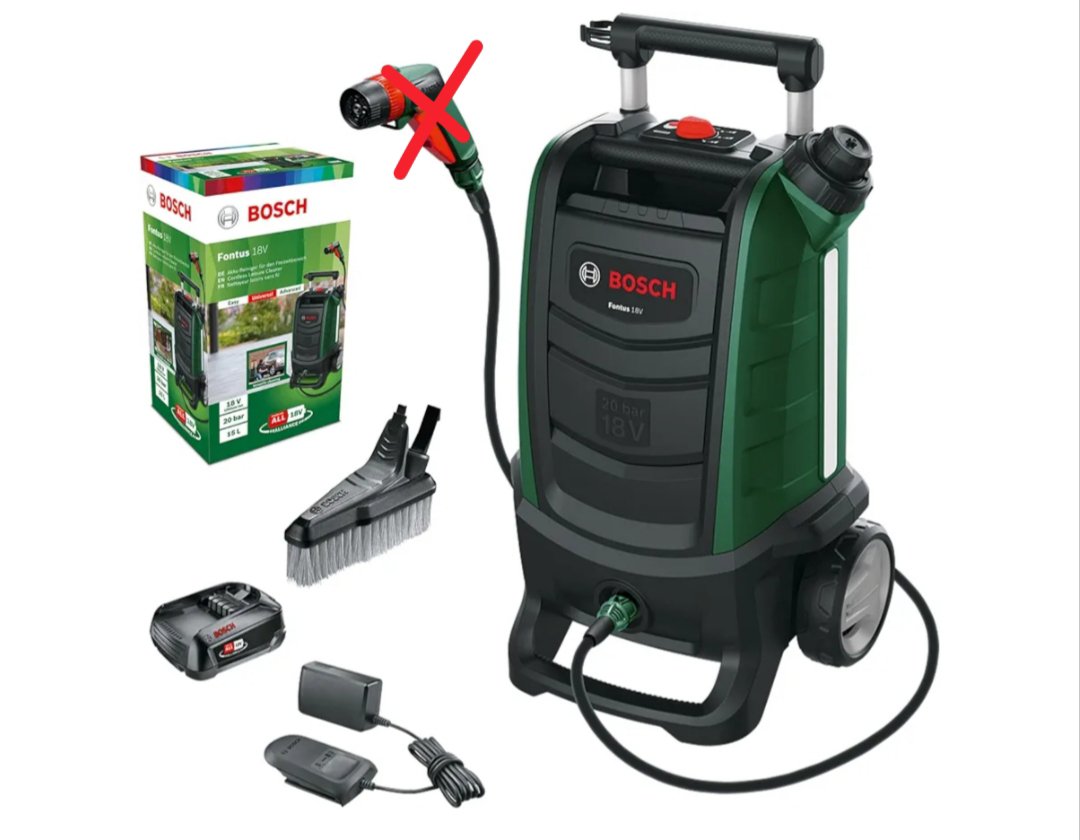 Bosch hidrolimpiadora de exteriores.