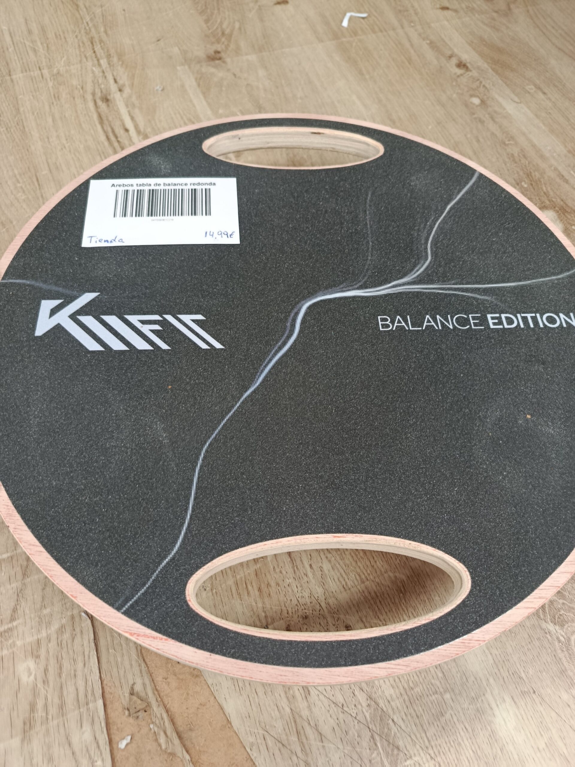 KM-Fit tabla de equilibrio de madera redonda - Imagen 7