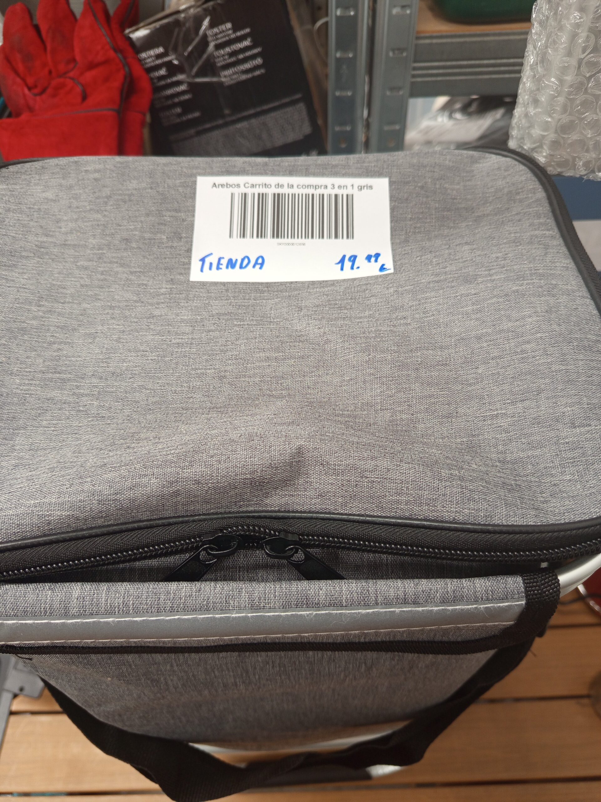 Arebos carrito de la compra 3en1 gris - Imagen 10