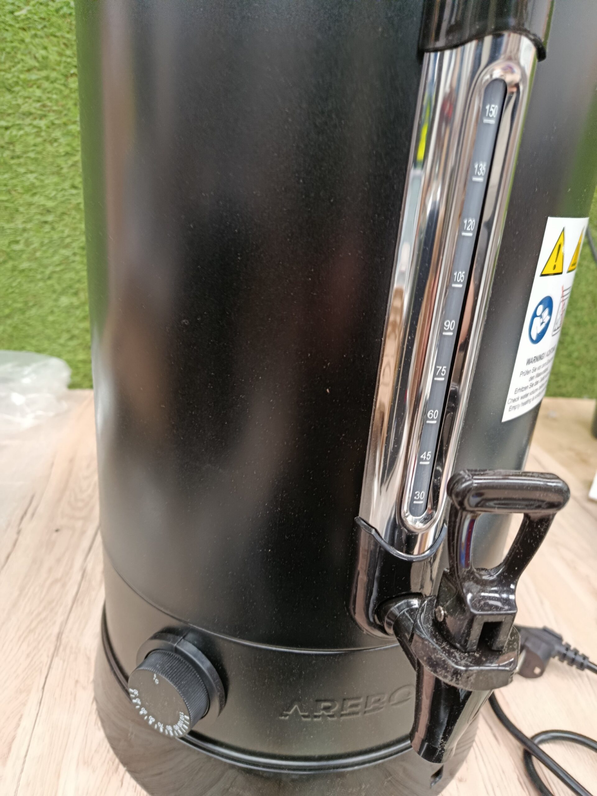 Olla calentadora - 20 L Negra - Arebos - Imagen 4