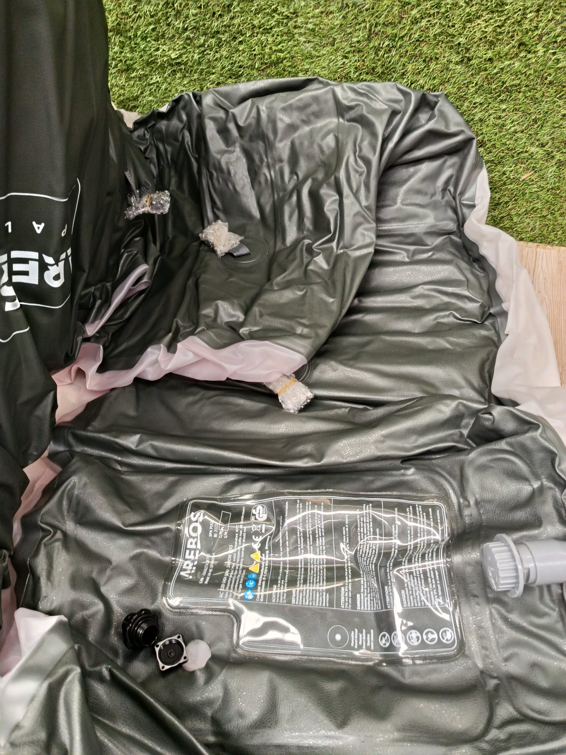 SPA Hinchable - Hidromasaje 154x154cm - Arebos. - Imagen 8