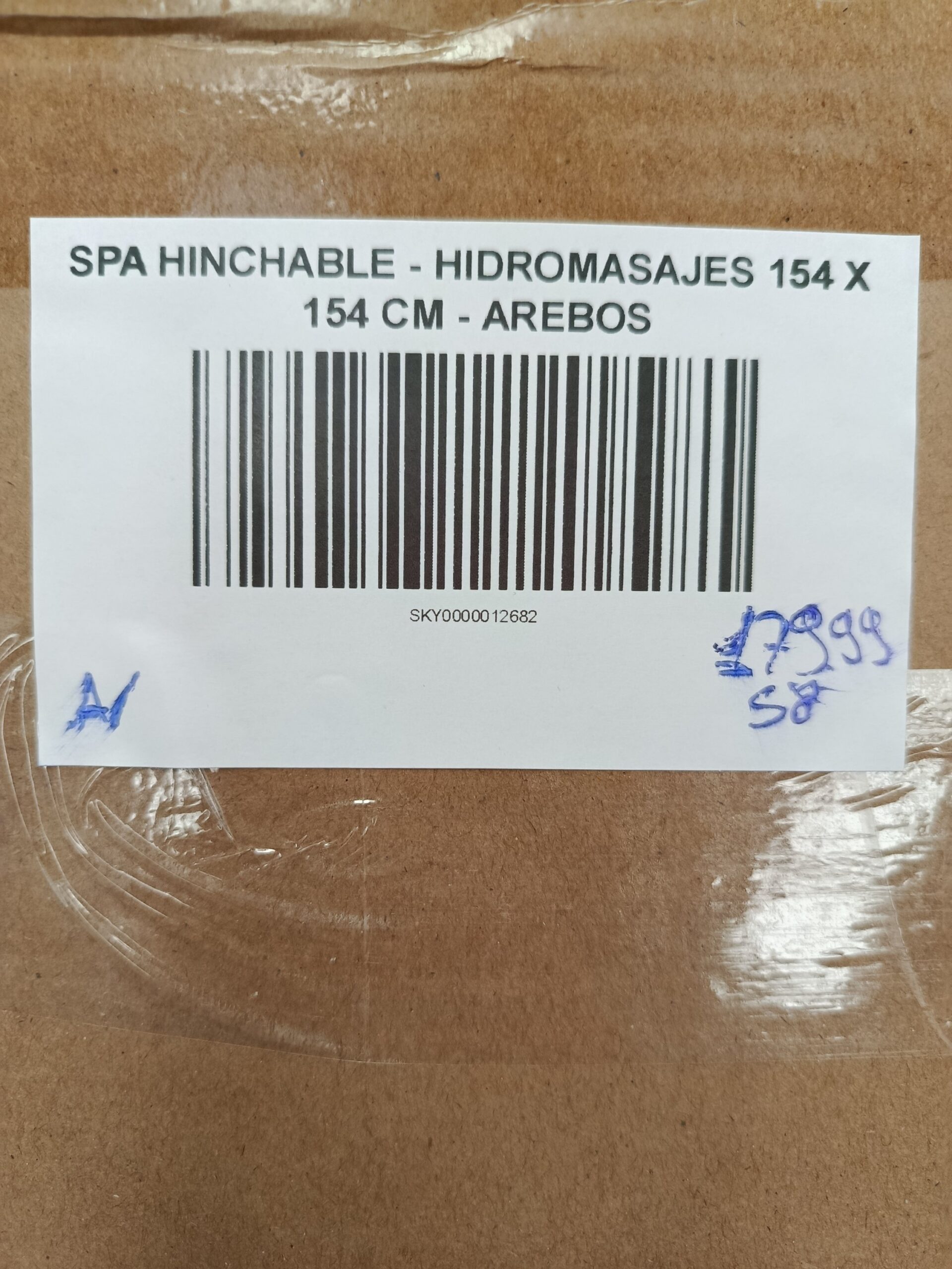 SPA Hinchable - Hidromasaje 154x154cm - Arebos. - Imagen 9