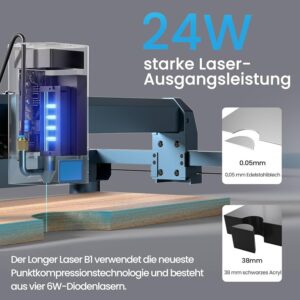 Grabado láser - Laser B1 20W - Longer