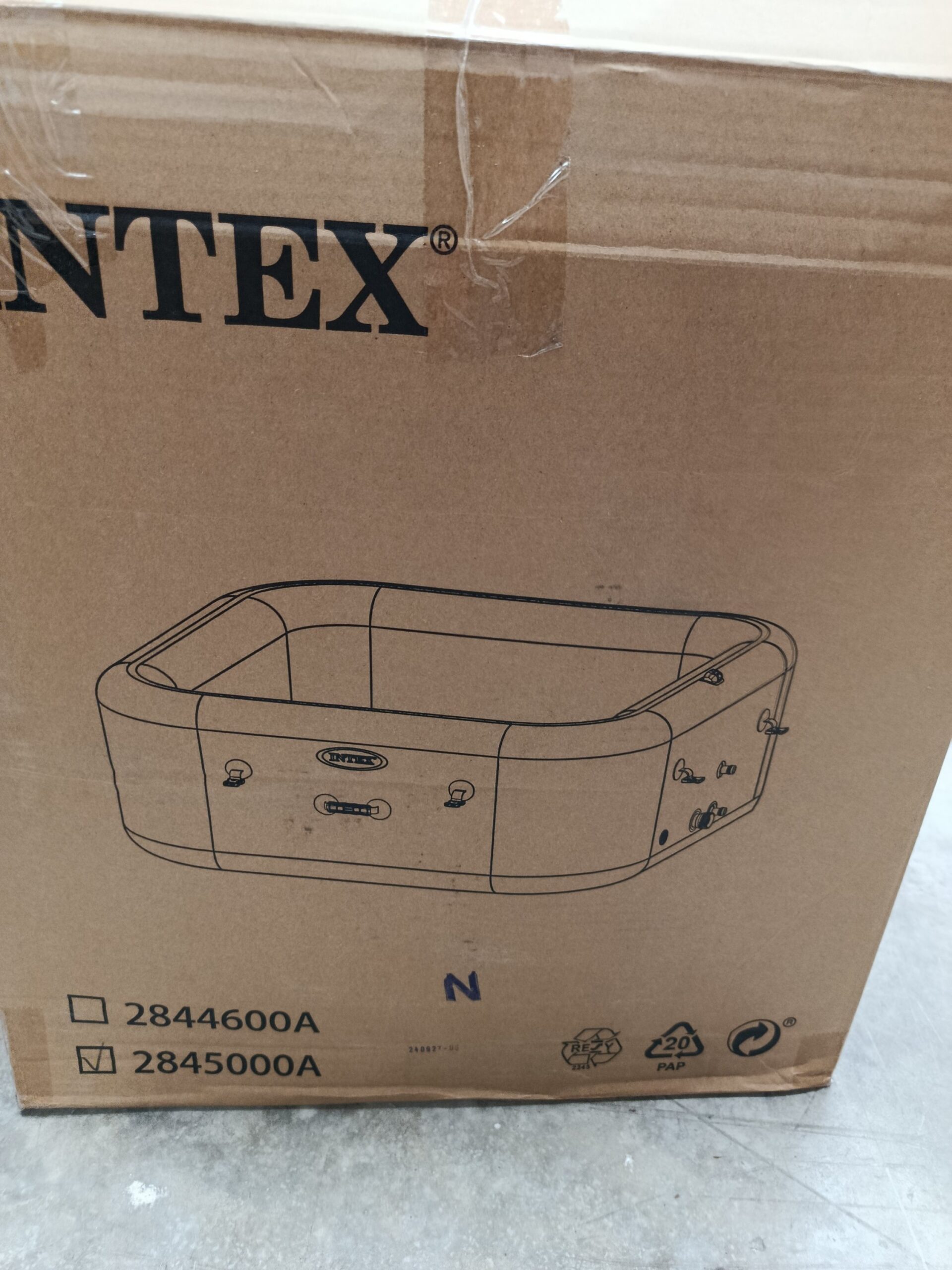 Spa hinchable cuadrado - 175x175x71 cm - Intex - Imagen 15