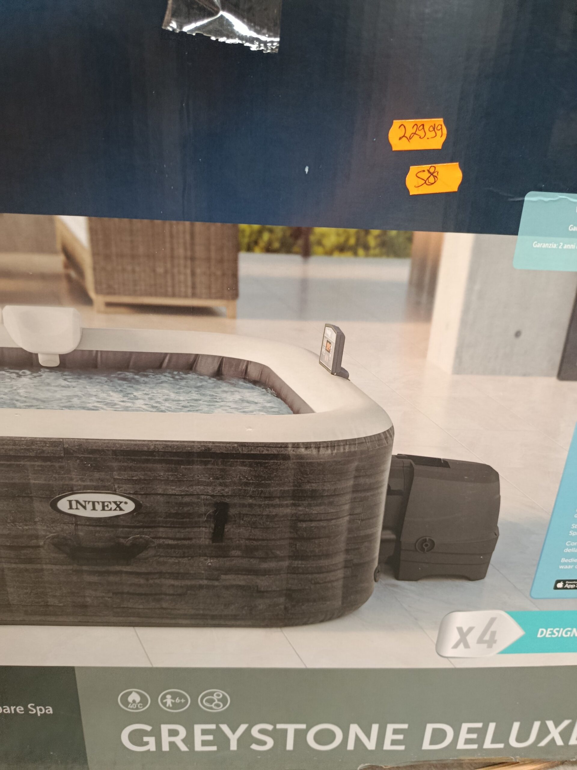 Spa hinchable cuadrado - 175x175x71 cm - Intex - Imagen 24