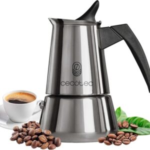 Cecotec Cafetera Italiana Piccolina 200. 100ml, 2 Tazas de Café