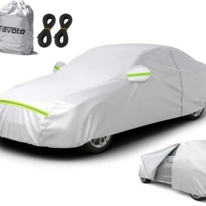 Cubierta de Coche - 490x190x150cm Plata - Favoto