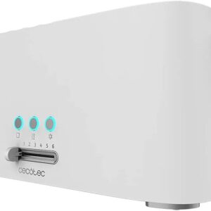 Cecotec Tostadora Toast&Taste 16000 Extra Doble White. 1630 W