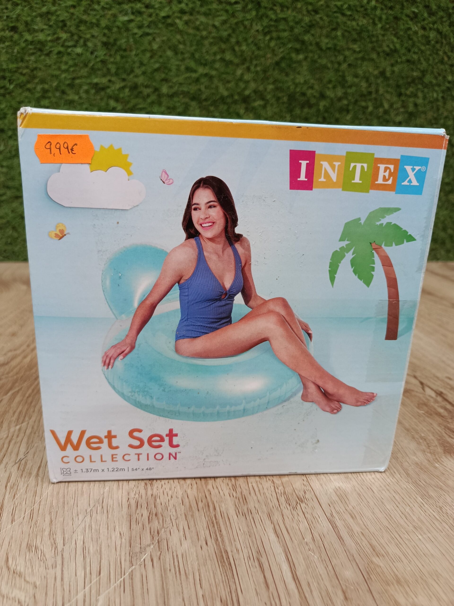 Tumbona inflable Intex Pillow-Back - 137 x 122 cm - Imagen 5