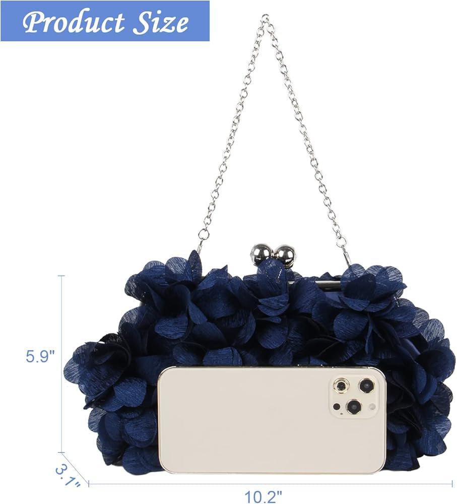 SUKUTU Bolso de Mano de Noche para Mujer - Imagen 2
