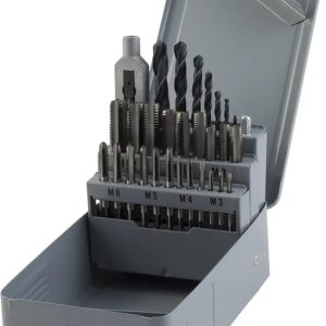 Krino 17005402 - Juego de 7 machos de roscar métricos manuales