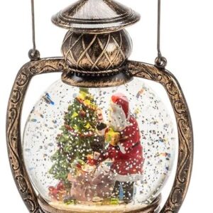 Farol LED Konstsmide 3497-000 con forma de bola de Papá Noel