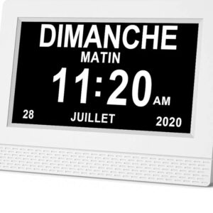 Reloj digital calendario de 7 pulgadas