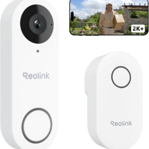 Reolink 2K+ Timbre Inalámbrico Exterior Impermeable, 5/2,4 GHz WiFi