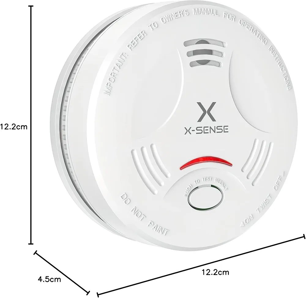 X-Sense Detector de Humo, Alarma de Incendio con Batería de 10 Años para el Hogar - Imagen 2