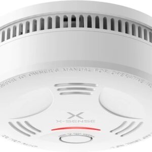 X-Sense Detector de Humo, Alarma de Incendio con Batería de 10 Años para el Hogar