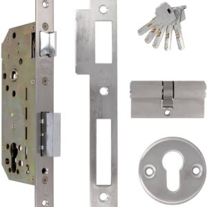 Amig - Cerradura de Embutir con Cilindro de Seguridad y Bocallave