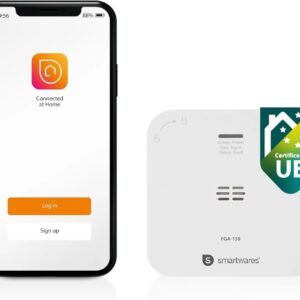 Smartwares Detector de CO Conectado, 85 dB, Sensor de 10 años